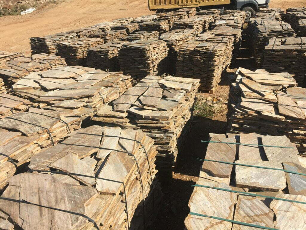 Bir palet kayrak taşı kaç ton? 97 Sari Kayrak Tasi 2