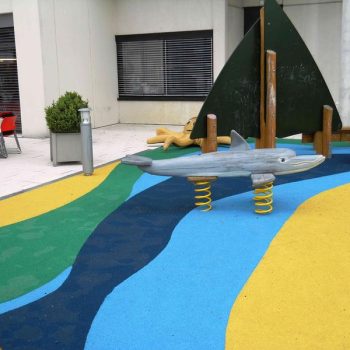 Dökme Kauçuk Zemin Kaplama 5 23+7 mm Epdm Dökme Kauçuk Fiyatı