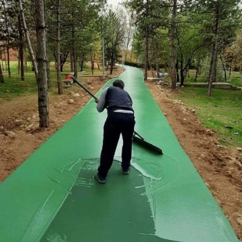 Beton Zemin Boyası 9 Bisiklet Yolu Zemin Boyasi