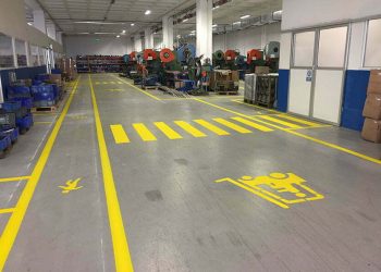 Yol Çizgi Boyası Kilis 4 Fabrika İçi Güvenlik Çizgileri