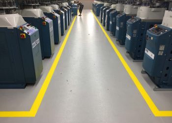 Yol Çizgi Boyası Kilis 3 Fabrika içi yürüyüş yolu