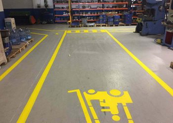 Yol Çizgi Boyası Kilis 1 Forklift yolu çizgileri