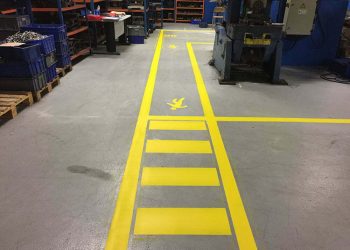 Yol Çizgi Boyası Kilis 5 İş Güvenliği yer çizgileri