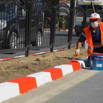 Kaldırım ve Bordür Boyama 1 Kaldırım Taşı Boyası