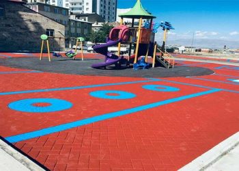 Karaman Asfalt Boyası 4 Renkli-Desenli-Asfalt